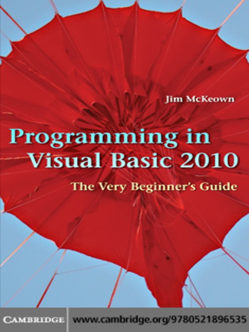 Title details for Programming in Visual Basic 2010 by Jim McKeown - Available